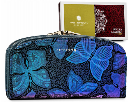 PETERSON PTN 42123-ONBF RFID leather wallet