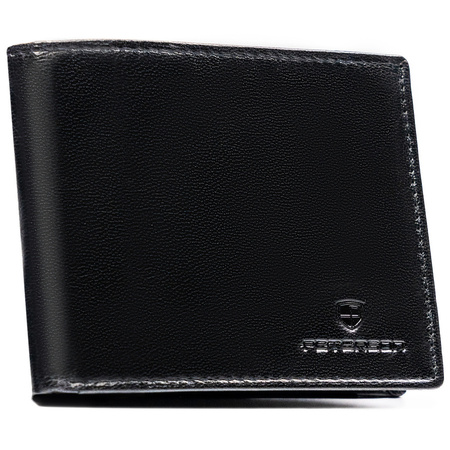Gift set: leather wallet and keyring PETERSON PTN SET-M-N994-GVT