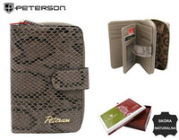 PTN SM-602 Grey leather wallet