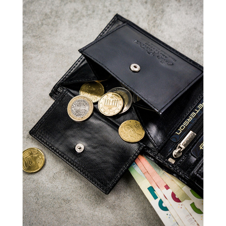 Portfel męski skórzany PTN N992-NGV Black