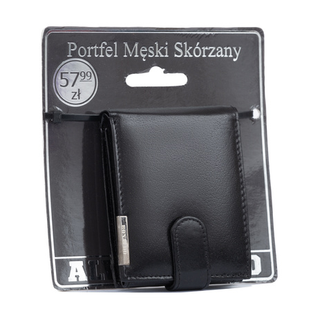 Portfel męski skórzany RM-05L-BCF-BP Black