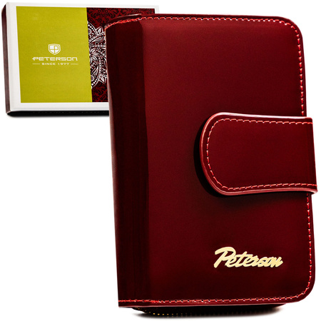 Portfel damski skórzany PTN BC-425214 Red