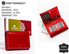 Portfel damski skórzany PTN PL-445 Red