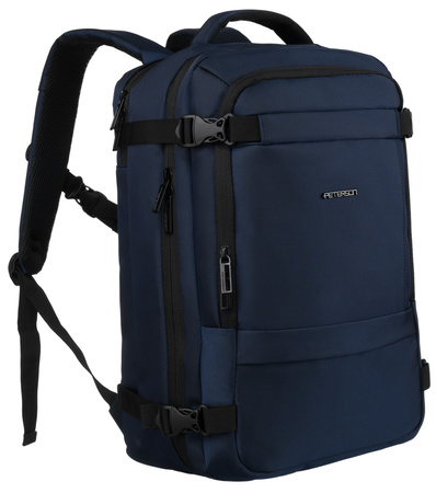 Plecak z poliestru PETERSON PTN PL-FK01 Navy