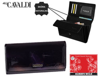 Portfel damski skóra+PU PN22-YM-BL Purple