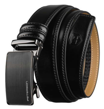 Pasek męski skórzany PTN A019-AS Black