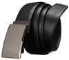 Men's leather belt PTN QQ-03 Black
