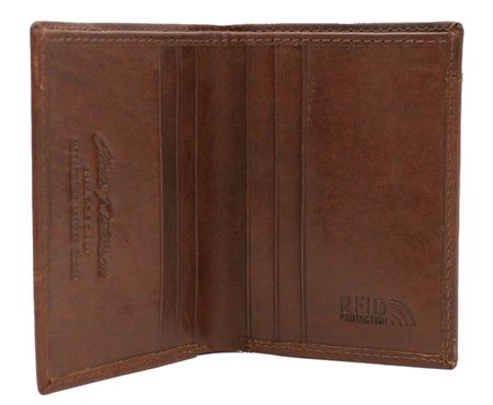 Zestaw prezentowy: skórzany portfel, etui ii brelok PETERSON PTN SET3-N992L-VT