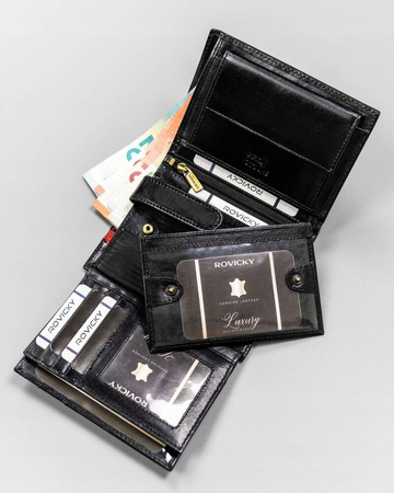 Portfel skórzany RFID ROVICKY 22313-RVTP