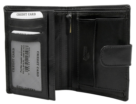 Portfel męski skórzany N377L-BFA-NL BLACK