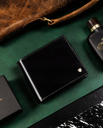 ROVICKY 22321-VT-RVT Black RFID leather wallet