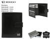 Portfel męski skórzany PC-108L-NBAR Black