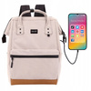 Spacious urban Himawari backpack with a laptop compartment and USB port 124-09
