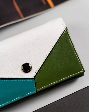 Portfel skórzany RFID PETERSON PTN RD-21-GCL-Y