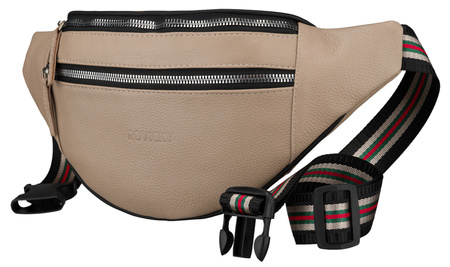 Saszetka skórzana R-3006-CLB Beige