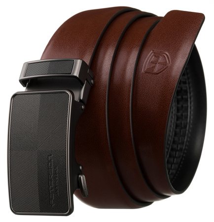 Pasek automat skórzany PTN A007