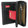 Portfel skórzany PTN KA-27 Black+Red