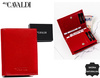 Women's leather wallet 248-GCL RED