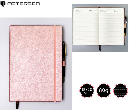 Notes Peterson PTN NOT-6-LN-Q1 Pink