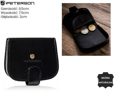 Portmonetka-podkówka PTN-614 Black