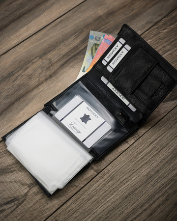 Portfel męski PU+skóra M302-PU