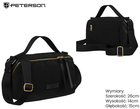 Torebka PTN JN-03 Black-Black