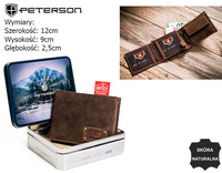 Portfel skórzany RFID PETERSON PTN PTN 304G