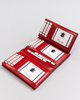Women's leather wallet R-RD-40-GCL Red