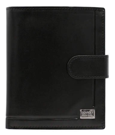 Portfel męski skórzany PC-108L-NBAR Black