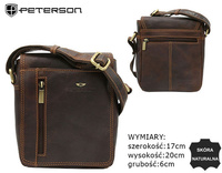 PTN leather bag TB-7032-COM COGNAC