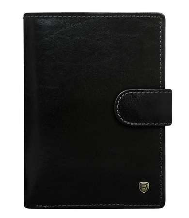 Portfel męski skórzany N104L-RVT Black