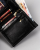 Men's leather wallet PTN N575-VT BLACK