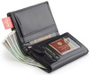 PETERSON PTN 324 2-1-1 BLACK RFID leather wallet