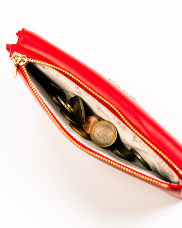 Portfel damski skórzany PTN 76112-BFBC Red