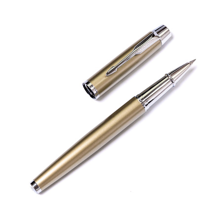 Długopis w pudełku Peterson PTN 222-GB Olive-Silver