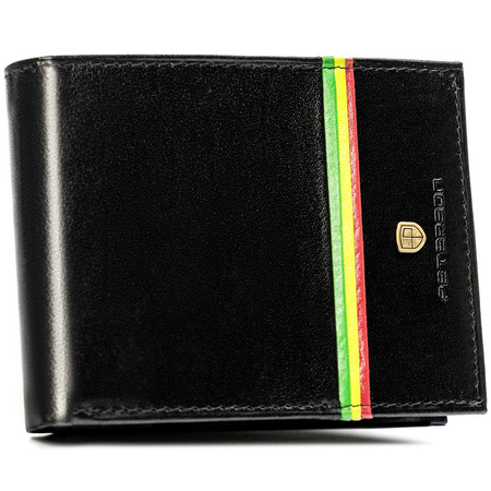 Portfel męski skórzany Reggae PTN 304RA Black