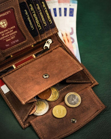 PETERSON PTN 333PW RFID leather wallet