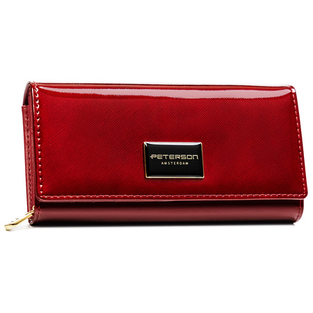 Portfel damski skórzany PTN PH20-1-SAF Red