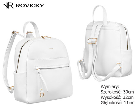 Plecak damski PU R-PLEC-ALE-6 White