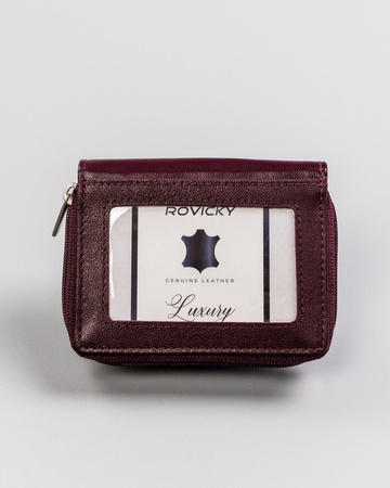 Portfel damski skórzany R-RD-34-GCL Plum