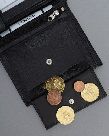 Portfel męski skórzany N4-P-PDM-BL Black