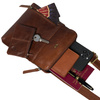 Torba skórzana + Etui PTN 1902-TUM Brown