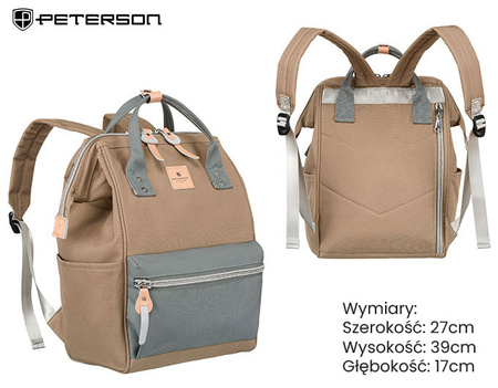 Plecak PTN BETA Khaki+Gray