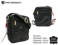 Torba skórzana PTN TB-8020-COM Black