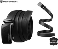 Pasek automat skórzany PTN A010 Black