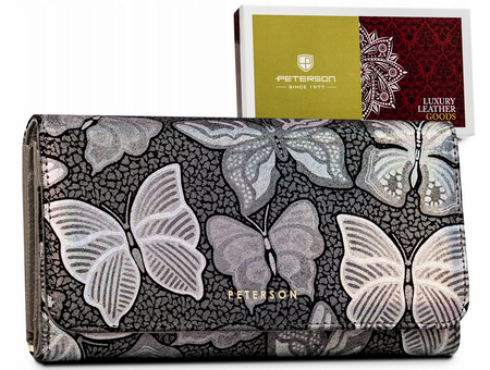 PETERSON PTN 421077-ONBF RFID leather wallet