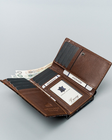 Portfel skórzany RFID LORENTI 55020-MSN