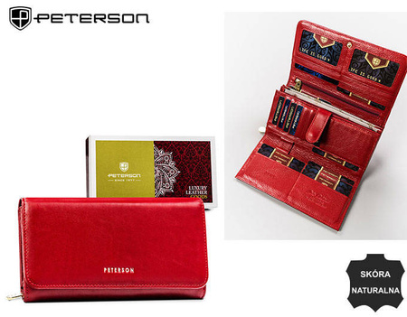 Portfel skórzany RFID PETERSON PTN 421077-SG