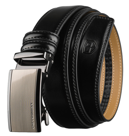 Pasek męski skórzany PTN A020-AS Black