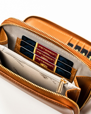 Portfel damski PU PTN 007-HF Camel